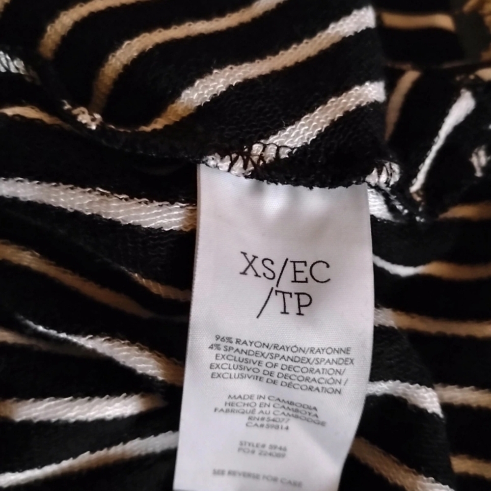 CAbi Black and White Asymmetrical Dress - Picture 6 of 6